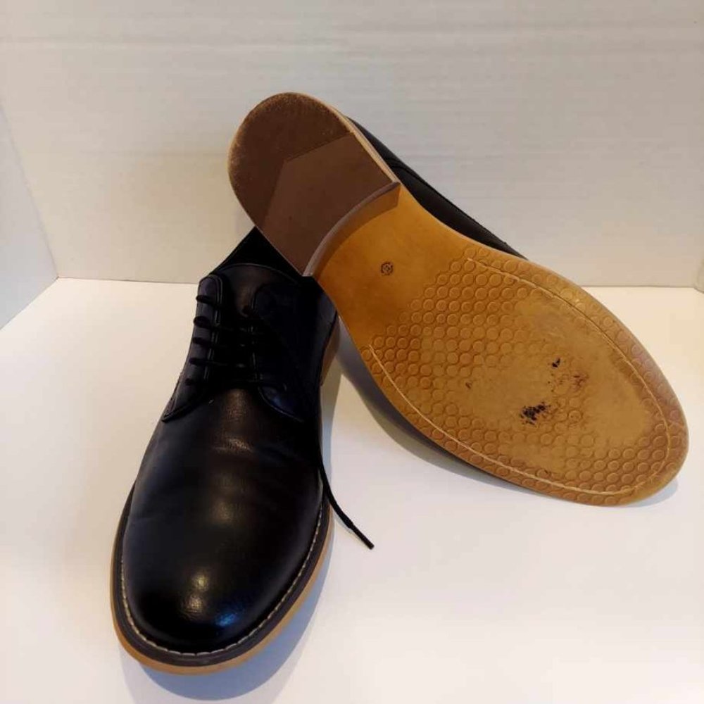 JF J. Ferrar Swartz men's Black Oxford Dress Shoes Size 13 - Picture 5 of 14